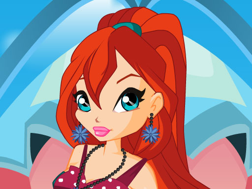 Bloom Lovely Dress Up Fashion Game