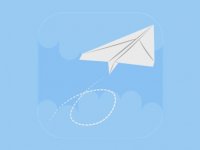 Paper Plane Sky Flight