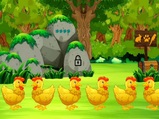 Golden Hen Rescue Online Puzzle Game