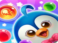 Penguin Bubble Pop Winter Puzzle