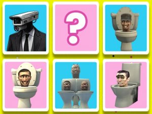 Skibidi Toilet Match Up 2 Memory Puzzle Game - Memory Card Game