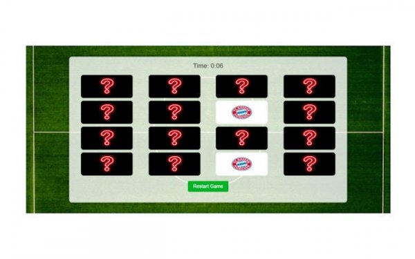 Football Logo Memory Match