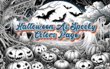 Spooky Colors Page Coloring Game