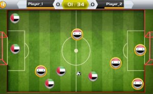 Tabletop Soccer Coin Match